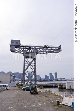 Crane at Yokohama Port 7956824