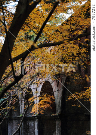 Kyoto · Nanzenji Waterway Castle and autumn leaves 7957252