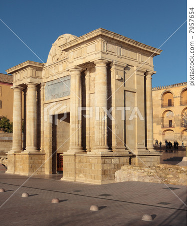 Gate of the Bridge in Cordoba, Spain 7957654