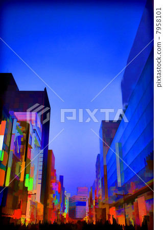 Ginza at dusk Ginza at dusk 7958101