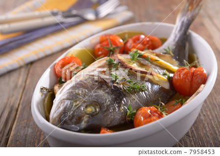 Baked sea bream Baked sea bream 7958453