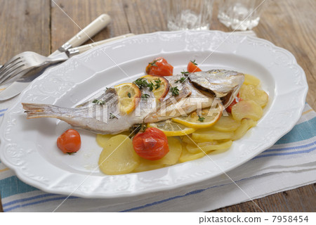 Baked sea bream Baked sea bream 7958454