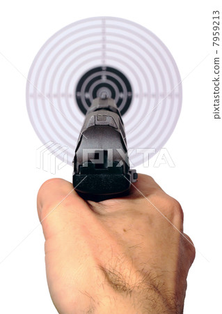 Gun and the target 7959213