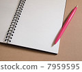 Plain note and pen 7959595
