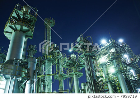 工廠夜景 工廠夜景 7959719