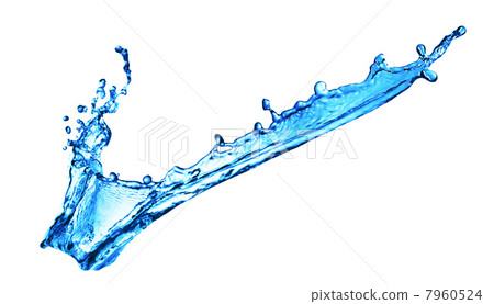 Blue water splash Blue water splash 7960524