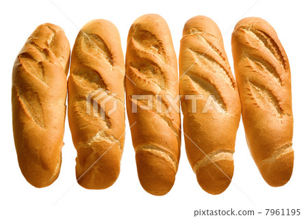 Long loaf isolated on white background Long loaf isolated on white background 7961195