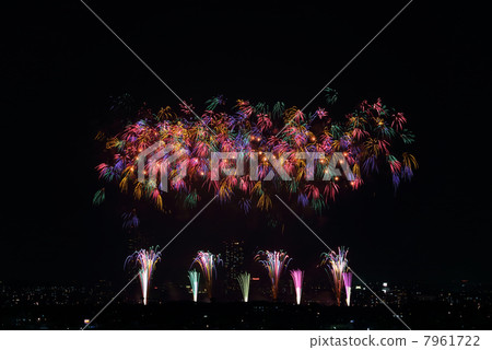 Colorful skyrocket 7961722
