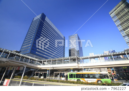 在東京的品川站的Konanaguchi駐地前面的風景 7962227