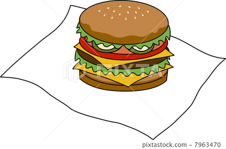一個漢堡包 7963470