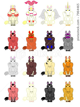 Horses, variation 7964465
