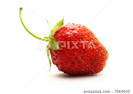 Ripe strawberry on white background Ripe strawberry on white background 7964930