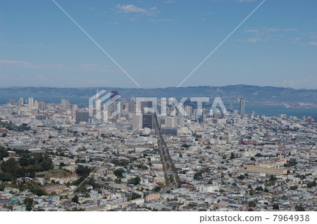 Downtown San Francisco from Twin Peaks Downtown San Francisco from Twin Peaks 7964938