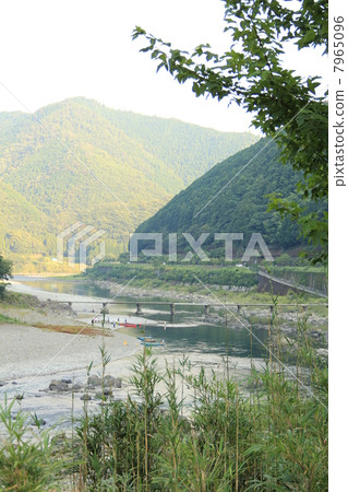 高知縣四萬十川中羽屋沉降橋 7965096