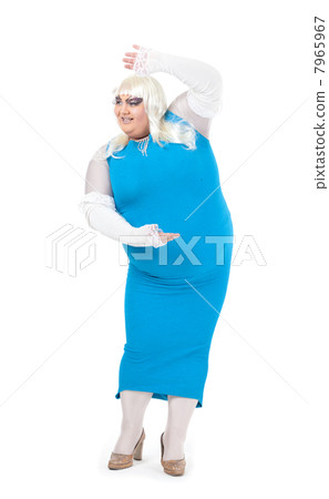 Drag queen dressed as a female singer Drag queen dressed as a female singer 7965967