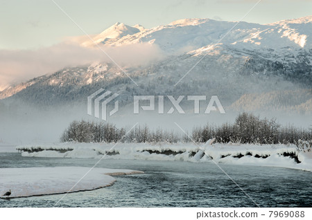 The Chilkat Valley under a covering of snow The Chilkat Valley under a covering of snow 7969088