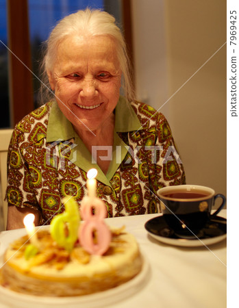 Grandmother's 86th birthday. Grandmother's 86th birthday. 7969425