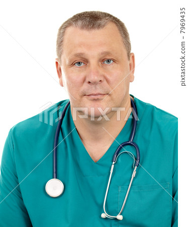 Doctor with stethoscope. 7969435