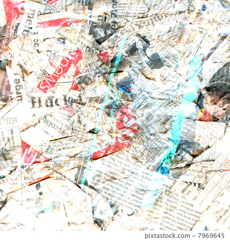 Abstract newspaper dirty damaged background 7969645