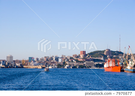 Russia. Port Vladivostok. 7970877