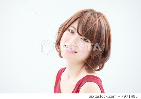 女性頭髮模型圖像 7971495