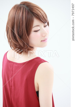 女性頭髮模型圖像 7971497