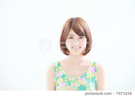 Female hair model image Female hair model image 7971856