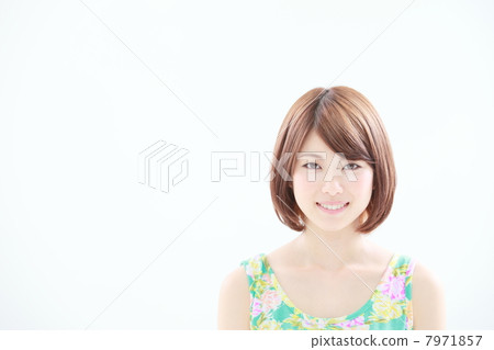 Female hair model image Female hair model image 7971857