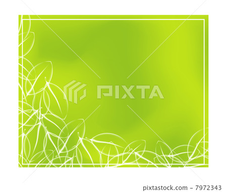 green leave frame green leave frame 7972343