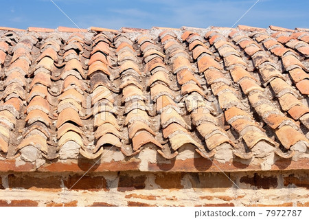 Old roof tiles Old roof tiles 7972787