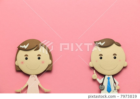 Paper craft nurse 7973819