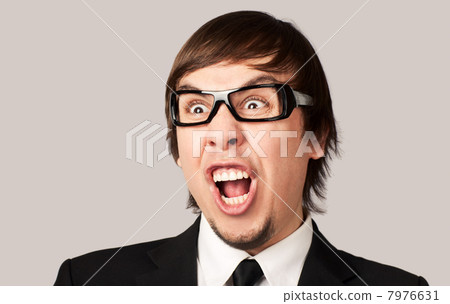 screaming businessman 7976631