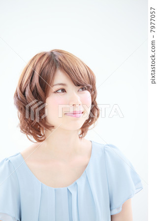 女性頭髮模型圖像 7977057