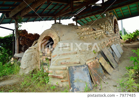 Shigaraki ware climbing kiln 7977485