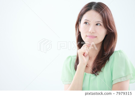 思考中女 7979315