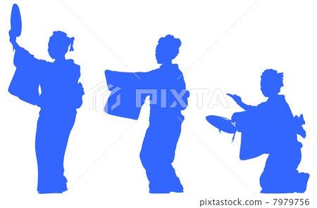 folk dance silhouette