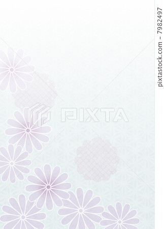 菊花圖案背景 7982497