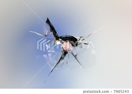 Scratches (cracks) created by stepping stones hitting the windshield of a car Scratches (cracks) created by stepping stones hitting the windshield of a car 7985243