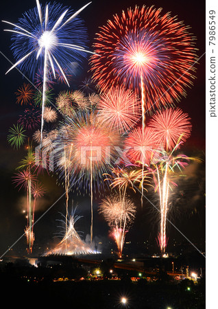 Owl Earthquake Fireworks 2013 - c 7986549