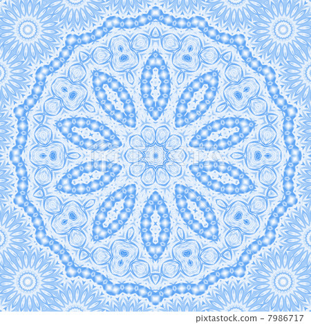 Abstract blue pattern 7986717