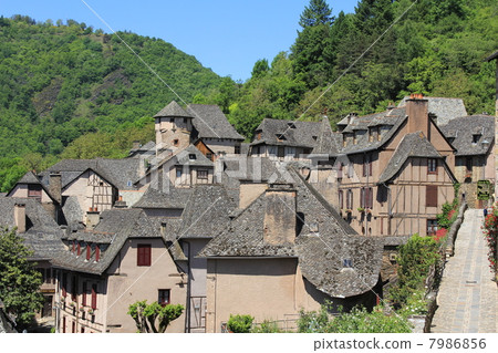 France's most beautiful village Conquamedido Pyrenees 7986856