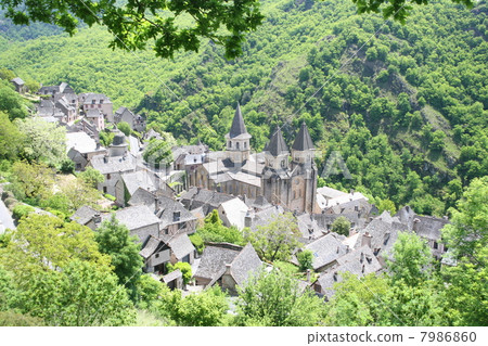 France's most beautiful village Conquamedido Pyrenees 7986860