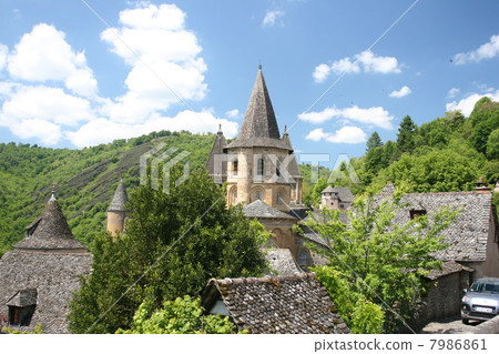 法國最美麗的村莊Conquamedido Pyrenees 7986861