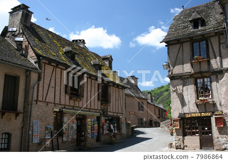 法國最美麗的村莊Conquamedido Pyrenees 7986864