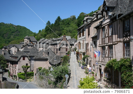 France's most beautiful village Conquamedido Pyrenees 7986871