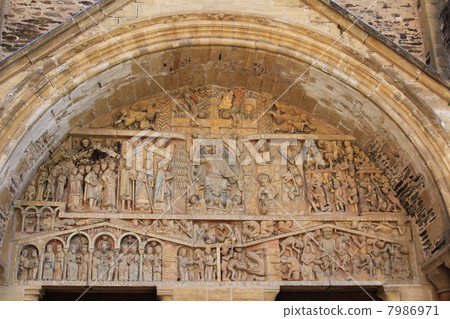 French's most beautiful village Conquasent-Foix Abbey Midi-Pyrénées 7986971