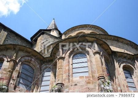 French's most beautiful village Conquasent-Foix Abbey Midi-Pyrénées 7986972