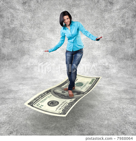 Girl on a money Girl on a money 7988064