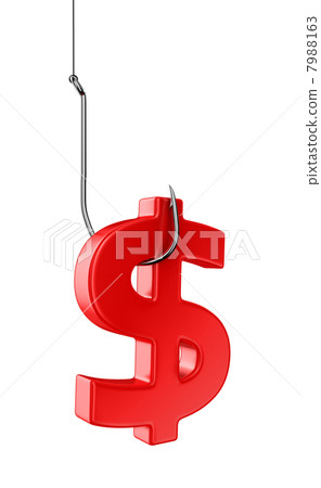 Dollar on hook Dollar on hook 7988163