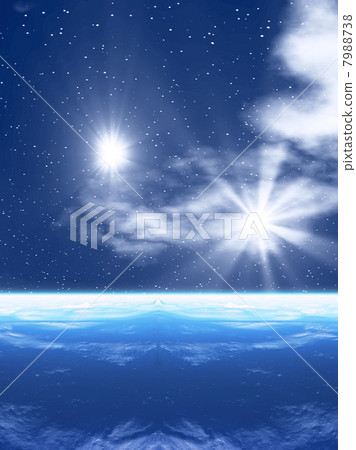 藍色宇宙和光 藍色宇宙和光 7988738